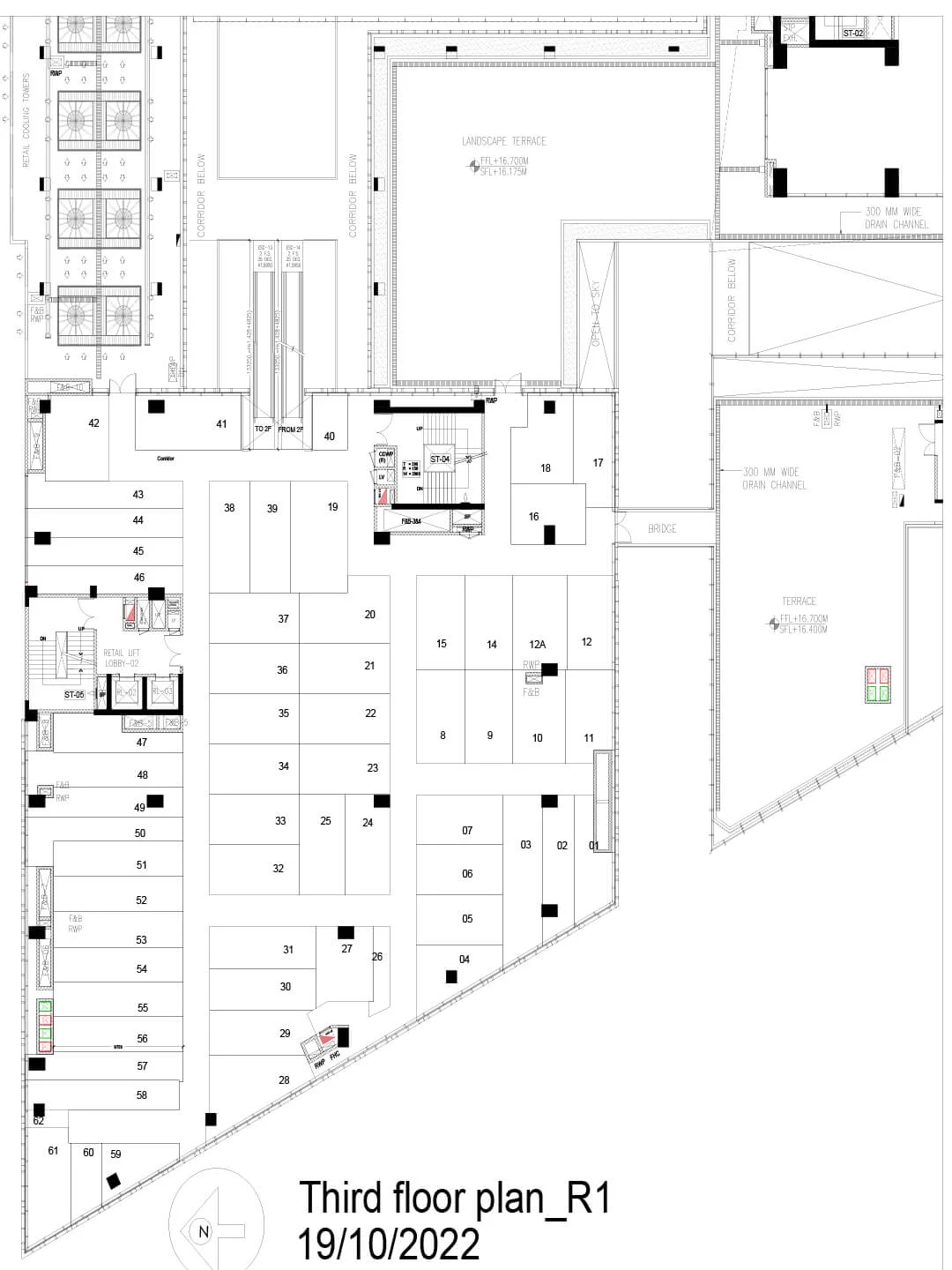 Third floor project layout by AIPL